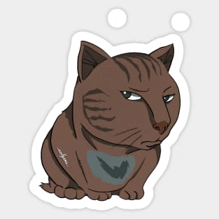 The side eye cat Sticker